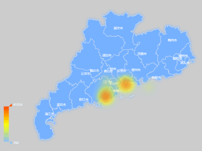 广东热力地图